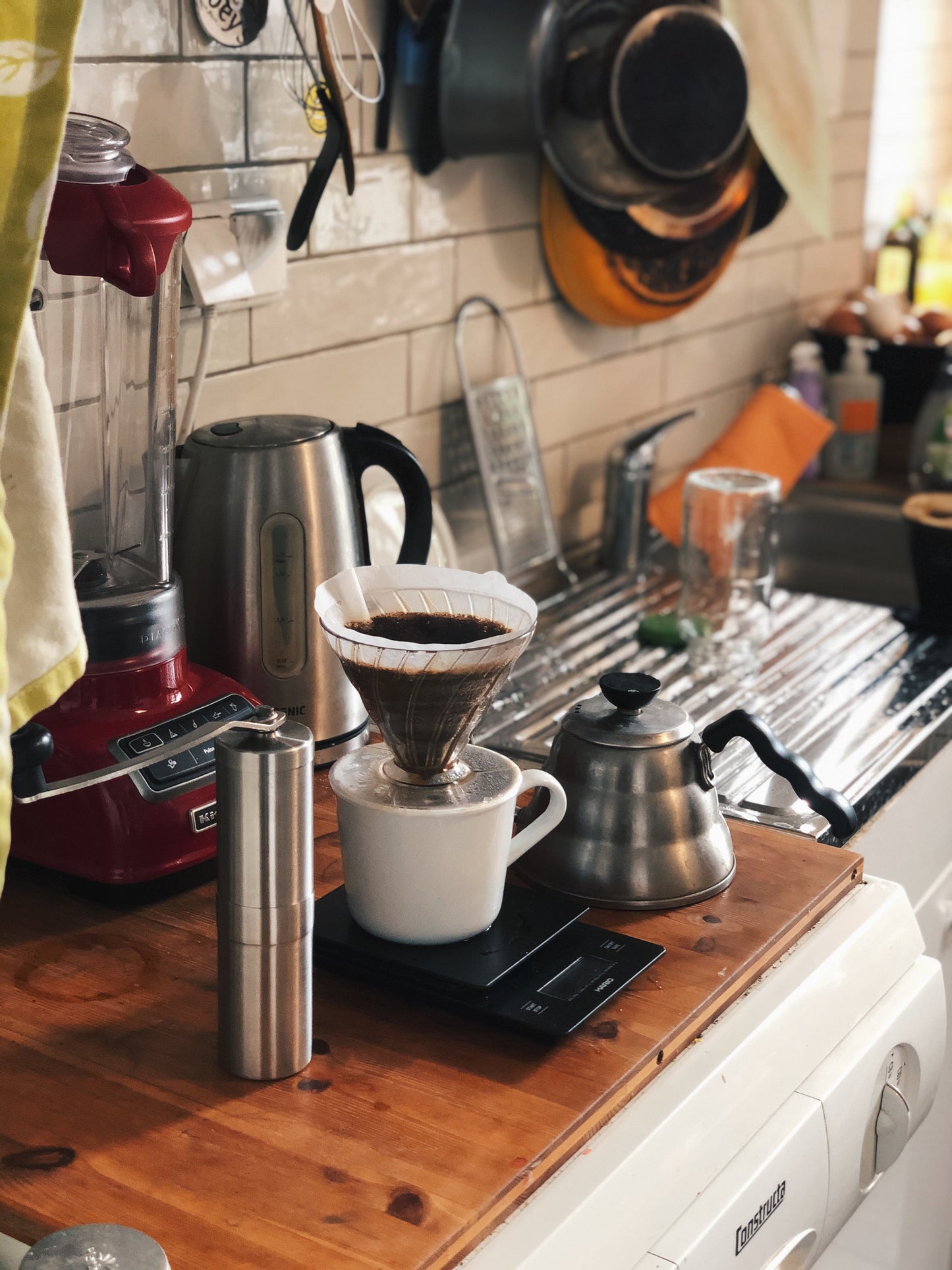 Colombian coffee ground for brewing at home